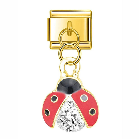Lieveheersbeestje hanger - rood